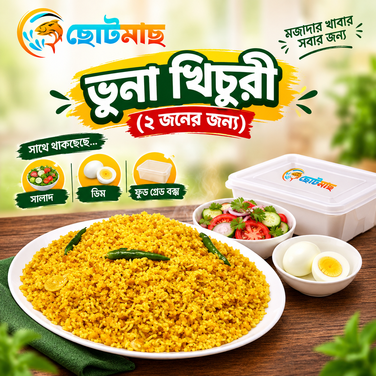 ভুনা খিচরী (2 জনের)।। Vuna Khicuri-2 Persons